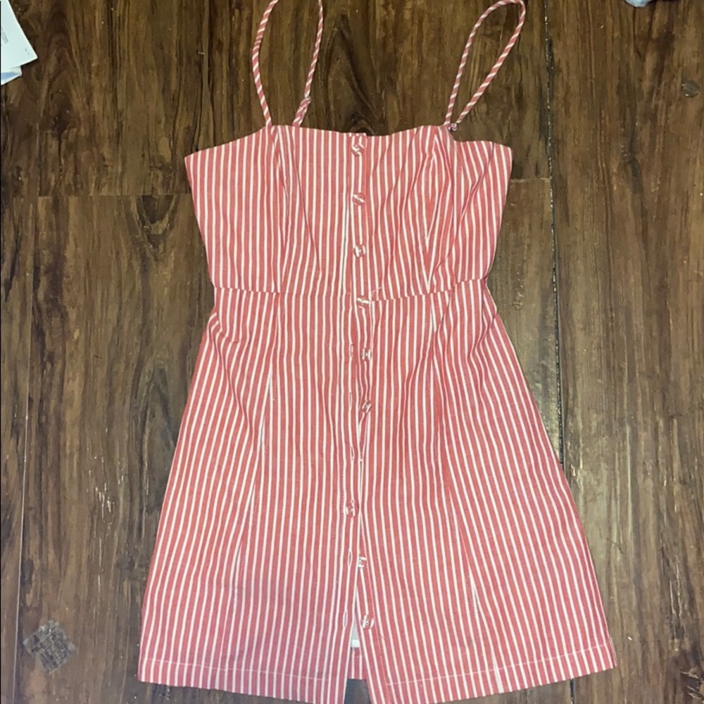 Striped mini dress